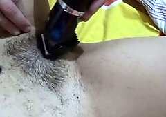 I trimmed a ally's pubic hair and then we had sex. Full clips on my network