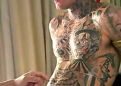 Receiving a nice massage