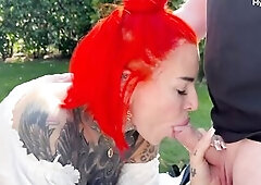 Foursome exchange with two large titties MILFs in nature - public affair: MyDirtyHobby German Amateurs