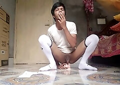 In english, men masturbating solo, vibro