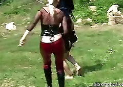 Pony boy Training - Real hard Femdom