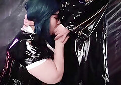 Free Video: Lesbian Strap-on Fuck - Hot Arya Grander and Her Curvy Sexy Sub Girl