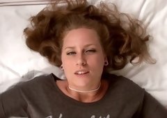 My buddy taped on cam wife's face during missionary style sex