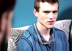 Threeway twinks bareback