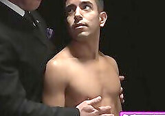 Latino twink picked up on street to be groomed and anal fucked