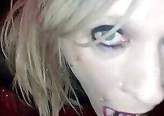 Jenyfer trans pute a sperme fetish latex rubber viol