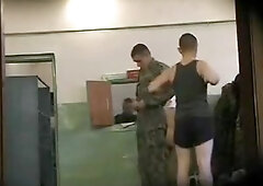 REAL Russian army cadets '������' showers