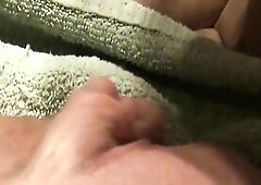 This Babe likes getting her large love button sucked and licked until this babe is about to cum! Jerking my large penis off whilst I suck on her makes