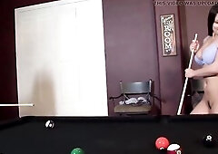 It's always greater amount pleasure to play pool bare!