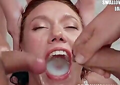 Indy Lix Bukkake Cumshot