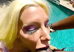 Glamorous Golden-haired Brittany Andrews Rides And Milks Guy Lexington's BBC!