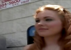 Teen Redhead Gets Dildo Fucked By Milf part 1