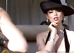 Brunette stunner Tera Patrick is throwing a slutty pool party in her house & there are some of her hottest friends & everybody is fucking like