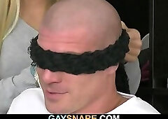 Pleasant gay surprise for straight hunk