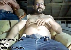 Tormentor cums on live broadcast featuring Cenkay