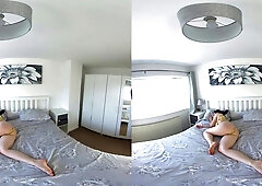 Intimate Morning; British Amateur Brunette Solo in Bikini with Toys