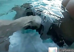 Alec Grey sucking some huge monster cock