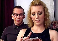 Dominant ebony TS cums in hunks mouth