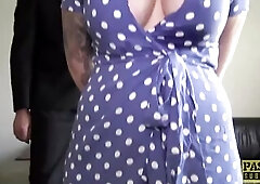 Plump sub restrained and hammered by maledom Pascal White