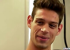 Trans roommate Jenna Gargles 3some anal