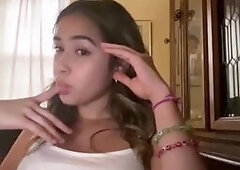 Hot  Latina Big Tits Flashing