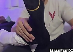 Kevin A's relaxing foot massage leading to an intense feet worship by Dan Edwards