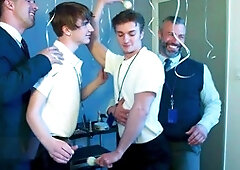 Twinks and Daddies Scene with Cole, Eddie, Nicholas