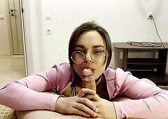 Plowing with a neighbor while his wifey is washing in the bathroom