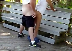 Older gays have sex in public park