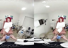 VRB Trans Redhead Dominatrix-bitch Is A Very Slutty Patient VR Porn