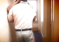 Pretty transsexual babe and her man have passionate fuck session