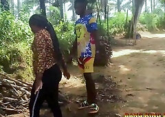 CHARMING SEX ADDICTED AFRO GAL BANG HARDCORE BBC WANG ON VILLAGE ROAD