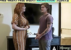 MOMMY'S BOY - Big Tits MILF Lauren Phillips Caught Sneaky Stepson Investigating Her Sex Drawer