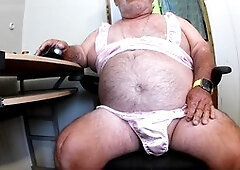 Mark Fletcher teases his knob for an hour to unleash a huge load