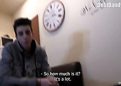 TWINKPOP - He Comes Over To Collect His Money But He Finishes Up Getting Pleasured By A Twunk