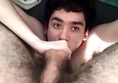 I Fellate myself off then Jizz all over my Face!