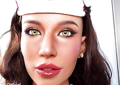 Sintwin, real doll doctor Nina, visits her patient. Use the code MayaandLuca to get a discount on your purchase.