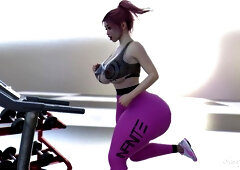Futa Gym Trainer Butt sex Banged my Wifey - sassycomics