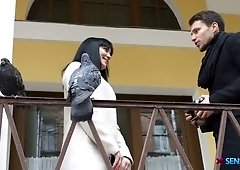 Tattooed teen Tetti Dew Korti is making love on the first date