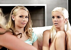 Lessons in Anal begin with a pro, and Phoenix sure knows her stuff. Dakota and Halle are willing for Phoenix's tips.