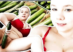 18yo Fuck Huhe Cucumber!!! Teen 18+ Bbw Extreme Insertions!