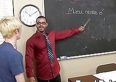 Tattooed gay hard pounded pierced twink