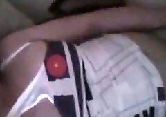 Asian Sissy wanking in bed 8