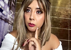 My Grandmother Wont Let Me Go Out So I Masturbate Next To Her Until I Squirt And She Thinks I Peed On Myself Look At Her React