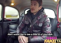 Female Fake Taxi Hawt wild golden-haired sucks and screws Italian wang