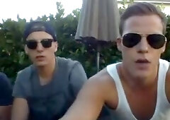 Switzerland, Str8 Guy Shows His Very Big Ass At His Friends