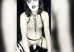 Trans Male Incubus Takes A Big Monster Vibrator And Pleasures Himself