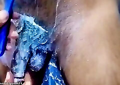 PAKISTANI GUY PISSES IN MY MOUTH AFTER MAKING ME SHAVE HIS GENITALS