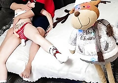 This babe knows How to Show him That babe Wishes Real Trio MfM, but with toy at the begin (Anal, double penetration, DVP)