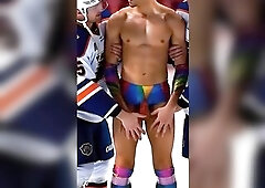 TRANS in SPORTS vol three. GOLF, HOCKEY, AND SKIING - Hawt AI generated Boyz Athletes Playing Hard in Hot Crossdress Clothing